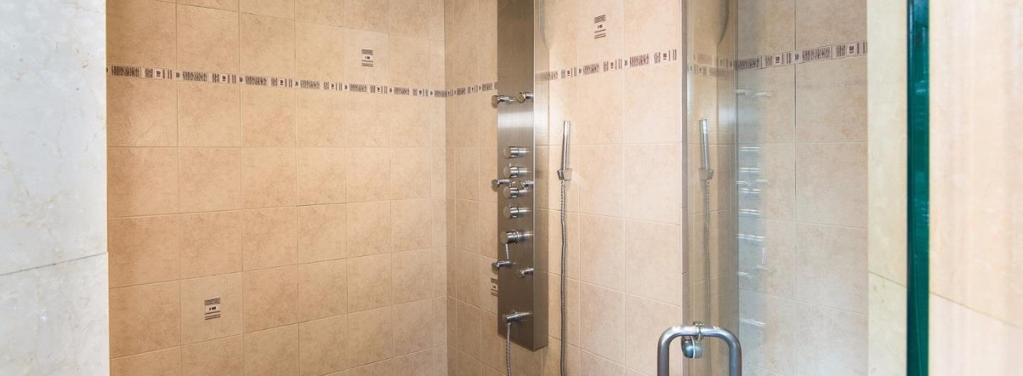 modern shower renovation