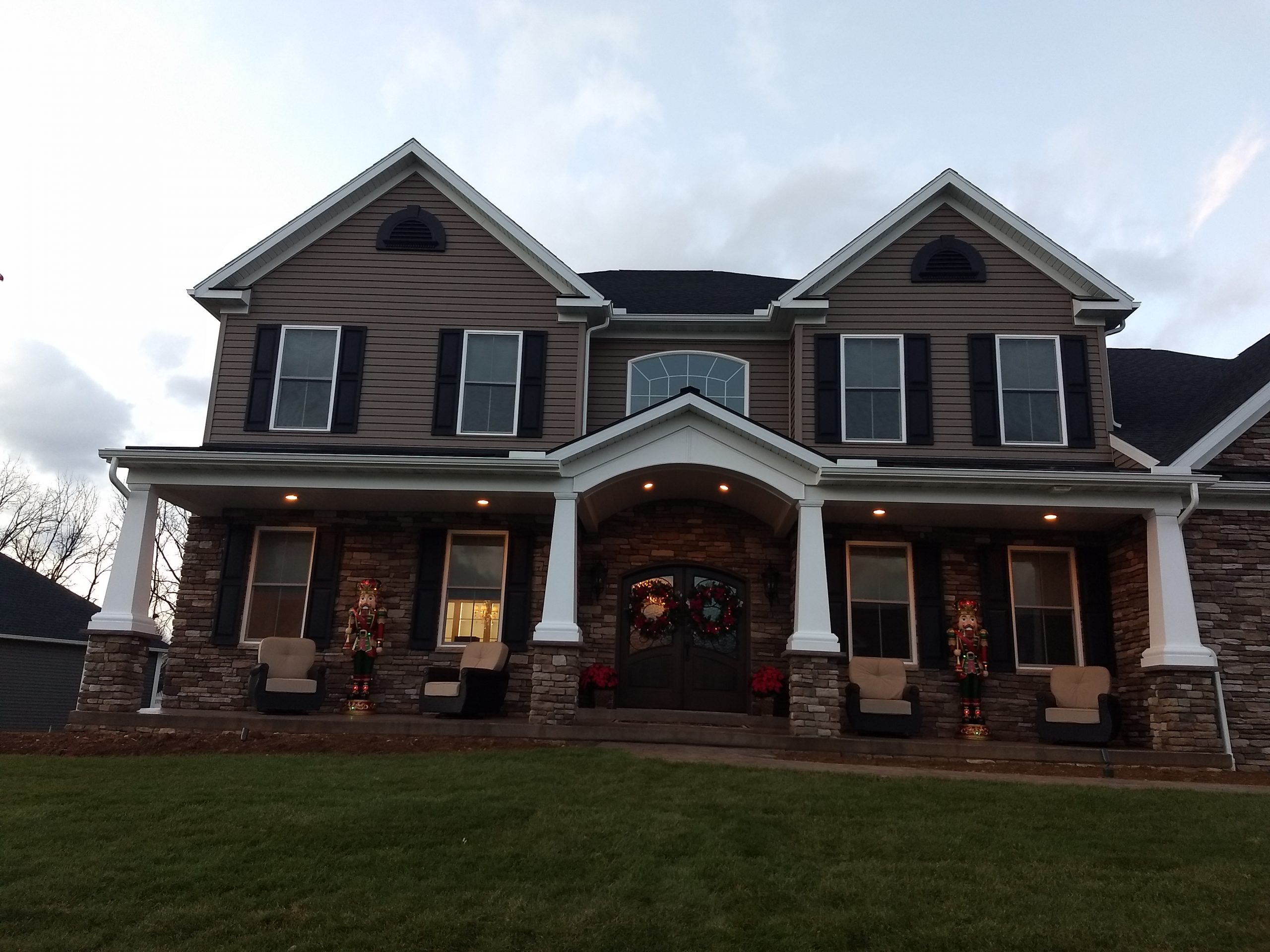 morning-front-view-brown-red-home