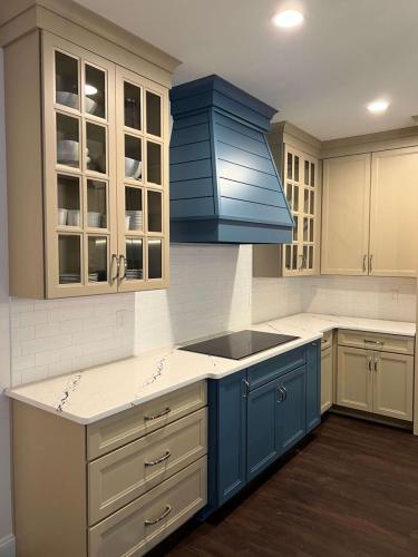pale-cabinets-blue-stove-stove-cover
